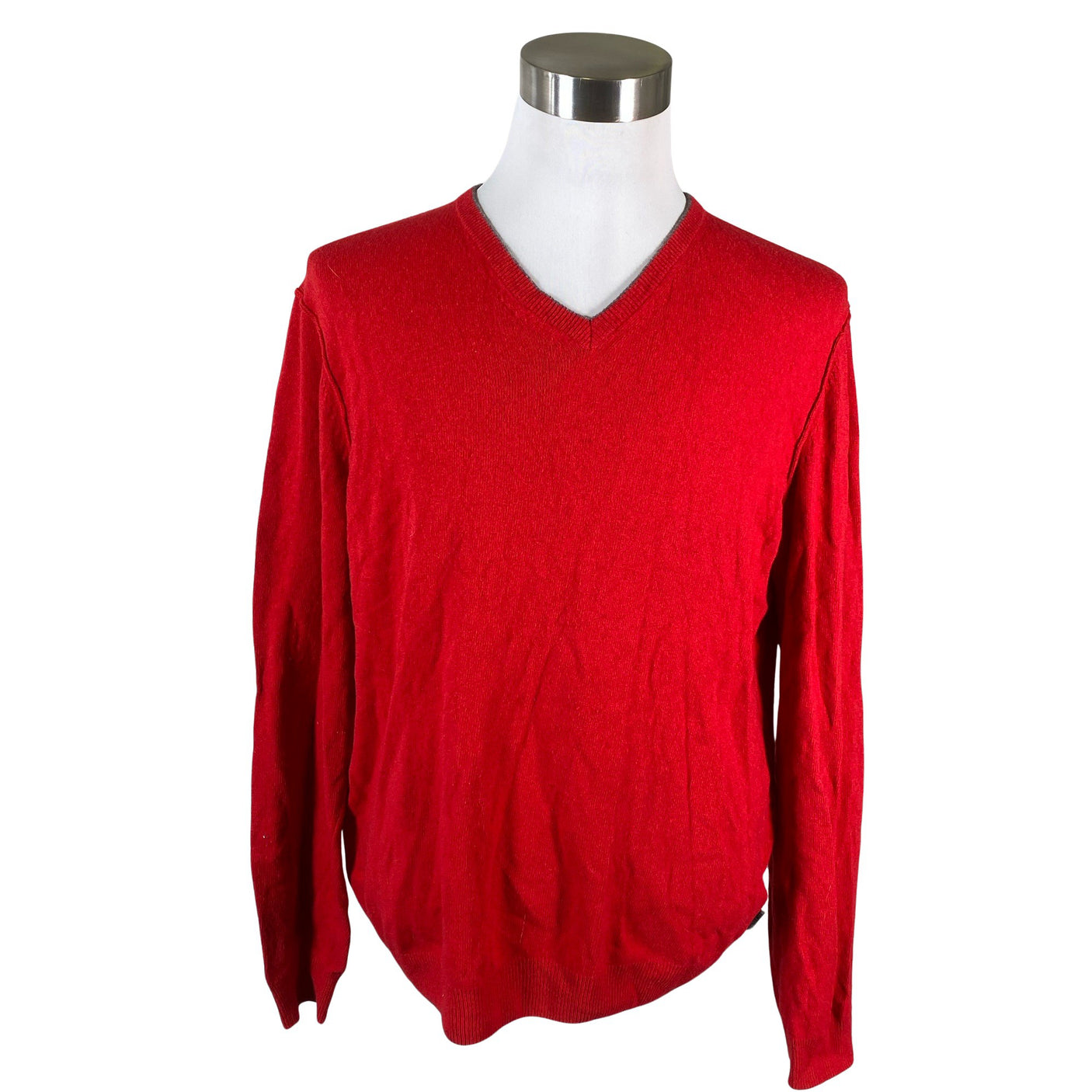 Miesten Hugo Boss - Neulepaita, koko XL - Punainen (1)