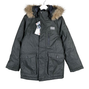 Unisex Lego - Toppatakki, koko 128 - 134 - Harmaa (1)