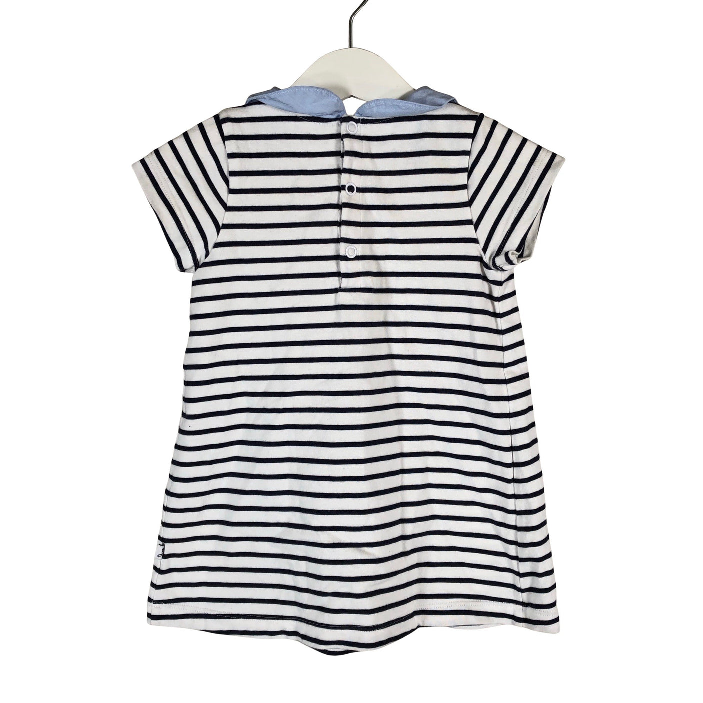 Tyttöjen Jacadi - Trikoomekko, koko 80 - 86 - Valkoinen (2)