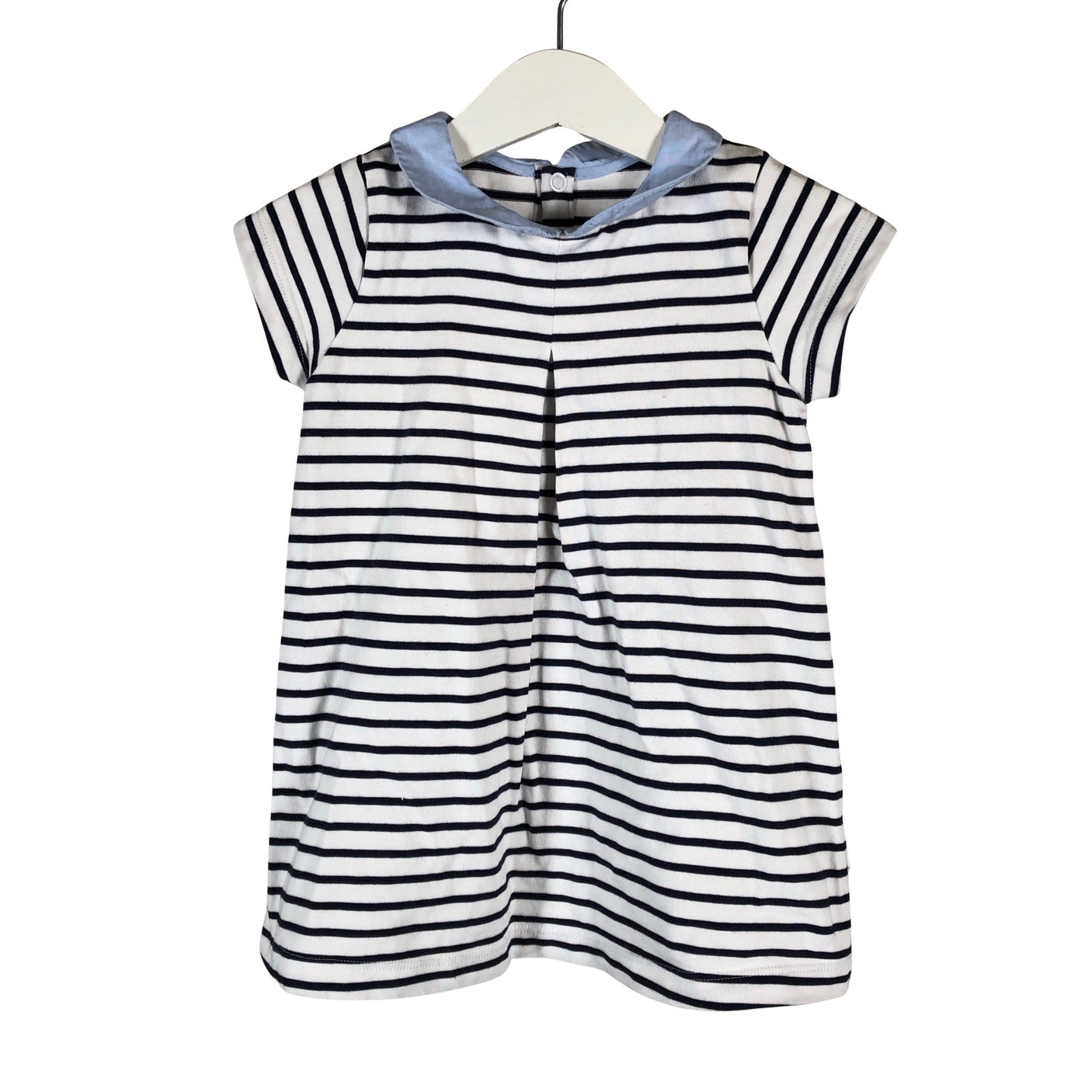 Tyttöjen Jacadi - Trikoomekko, koko 80 - 86 - Valkoinen (1)