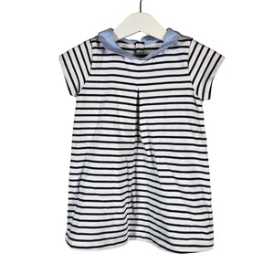 Tyttöjen Jacadi - Trikoomekko, koko 80 - 86 - Valkoinen (1)