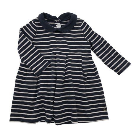 Tyttöjen Petit Bateau - Collegemekko, koko 74 - 80 - Sininen ()