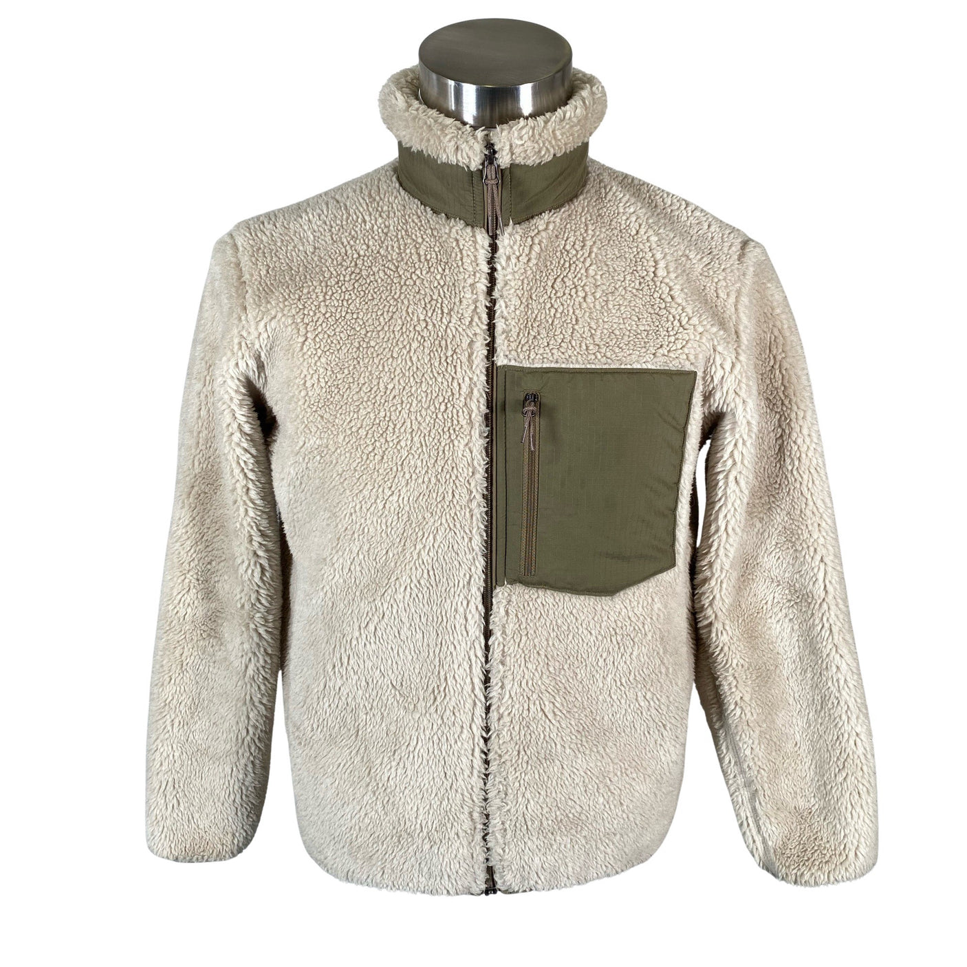 Miesten Uniqlo - Fleecetakki, koko XS - Beige (1)