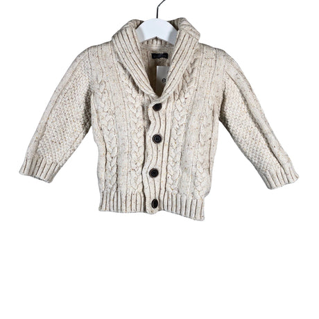 Unisex Next - Neuletakki, koko 86 - 92 - Valkoinen ()
