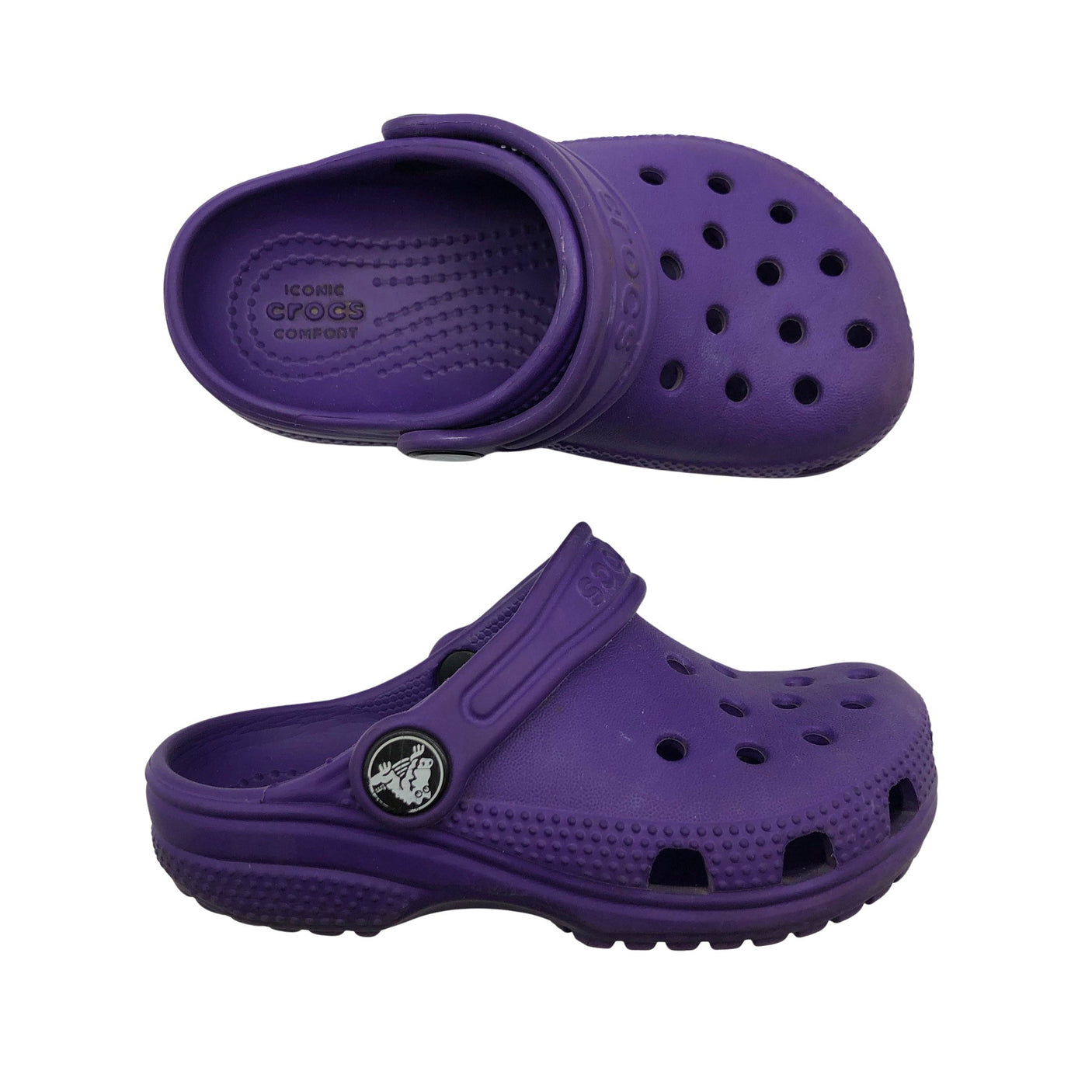 Unisex Crocs - Pistokkaat, koko 24 - Violetti (1)