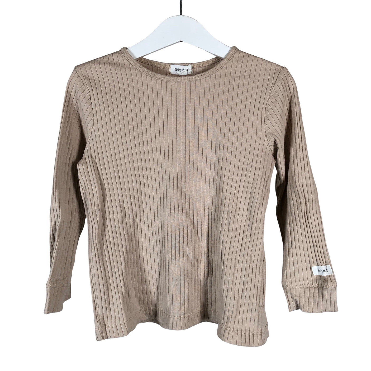 Tyttöjen Newbie - Trikoopaita, koko 98 - 104 - Beige (1)