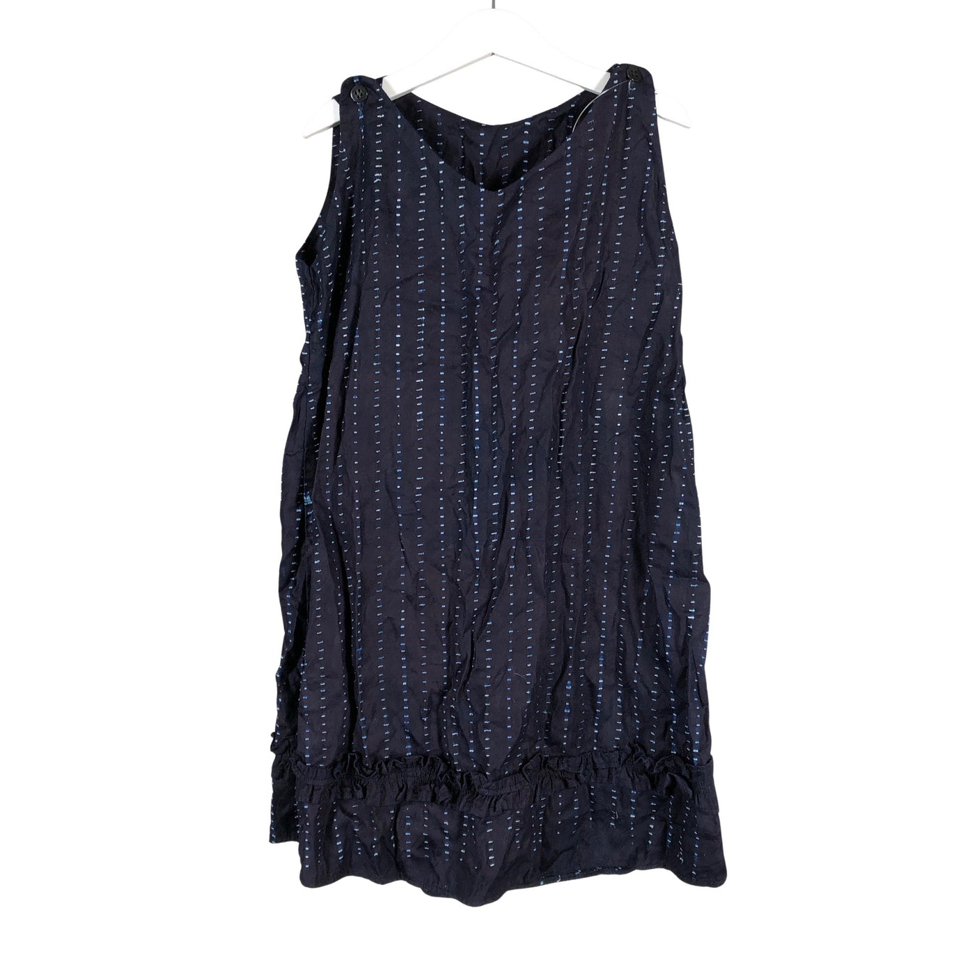 Tyttöjen Handmade - Kangasmekko, koko 128 - 134 - Sininen (1)