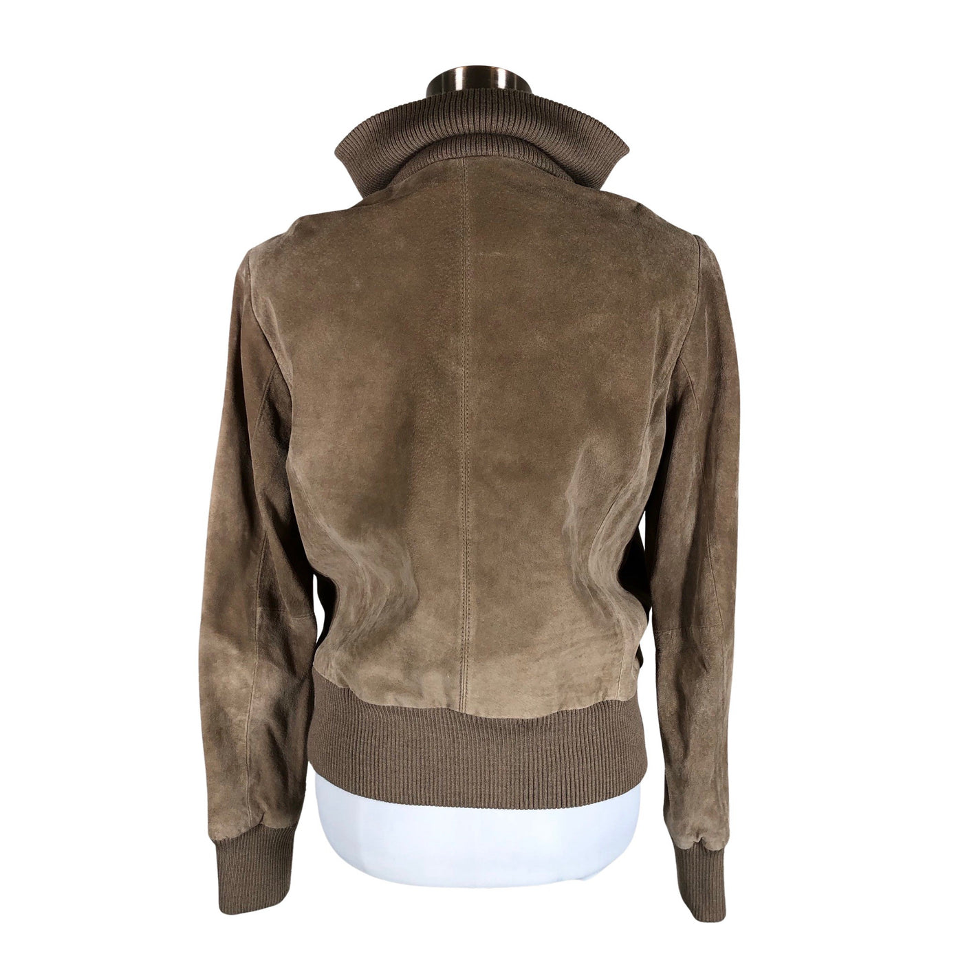Naisten Global - Nahkatakki, koko 40 - Beige (2)