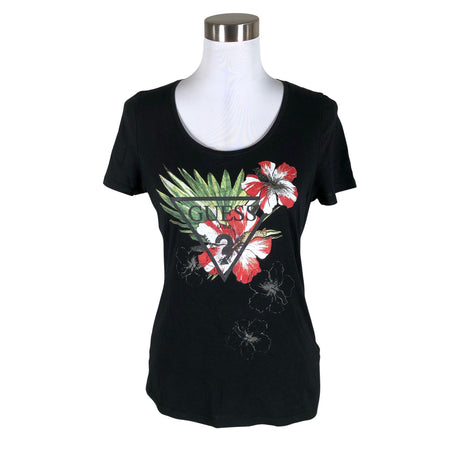 Naisten Guess - T-paita, koko 38 - Musta ()