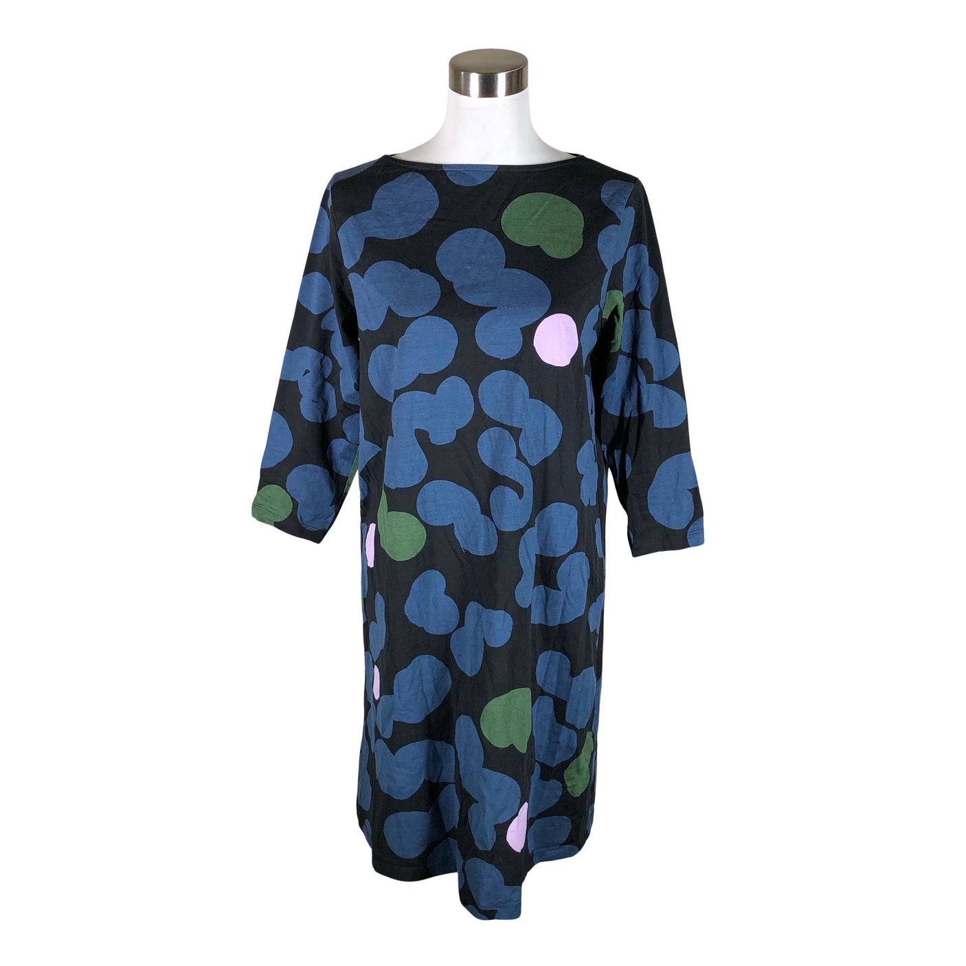 Naisten Marimekko - Trikoomekko, koko 40 - Sininen (1)