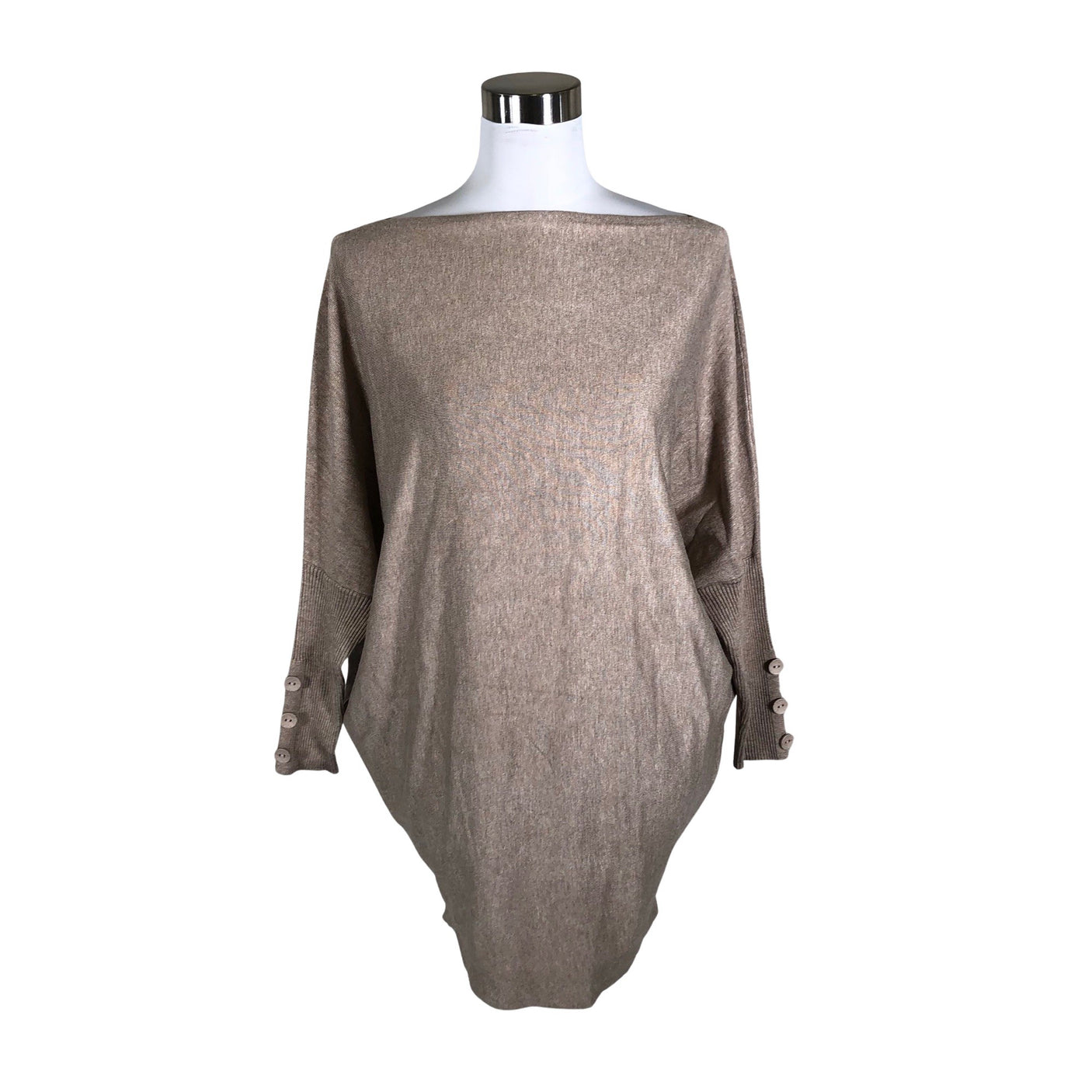 Naisten Free Quent - Neuletunika, koko 38 - Beige (1)