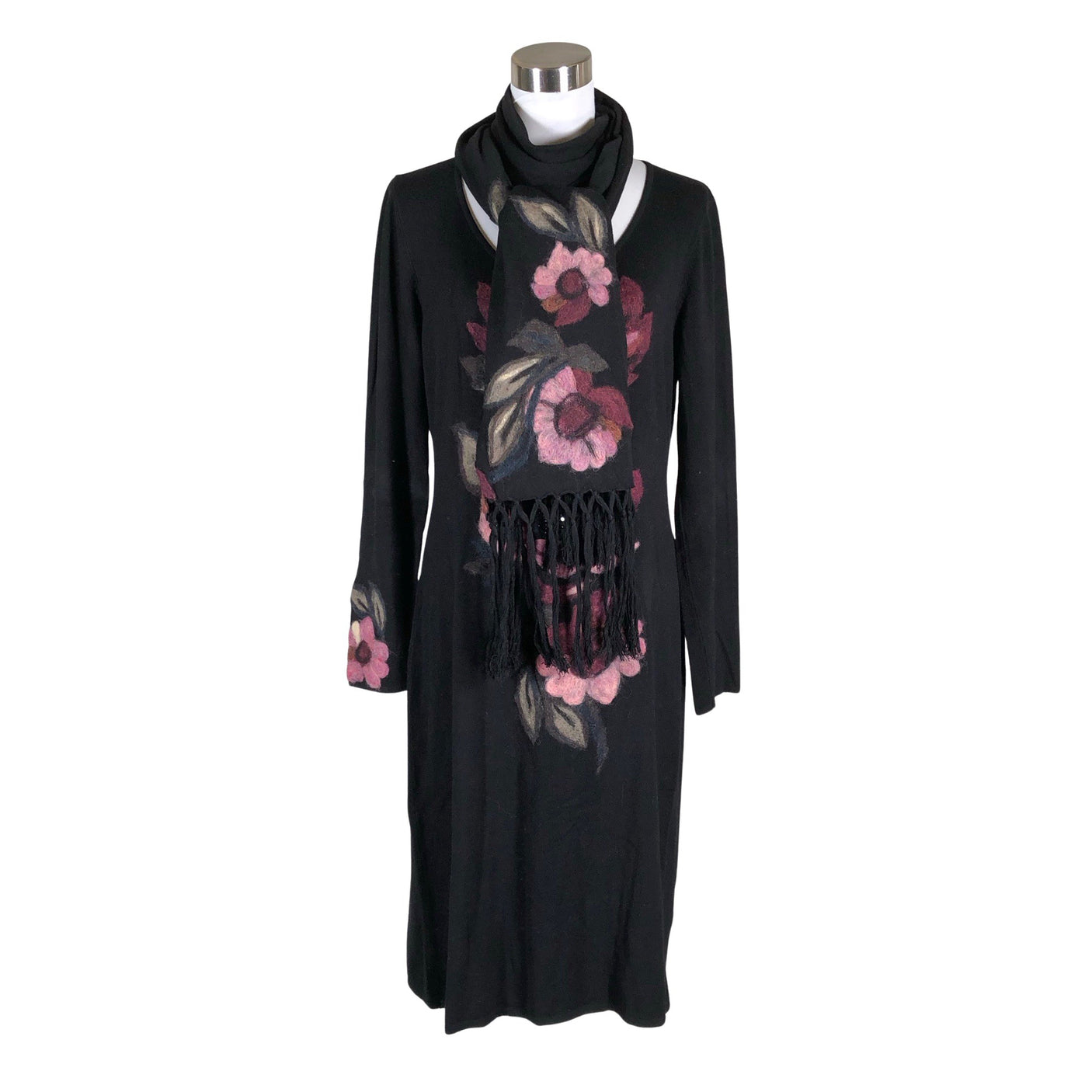 Naisten Philippe Carat Couture - Neulemekko, koko 40 - Musta (1)