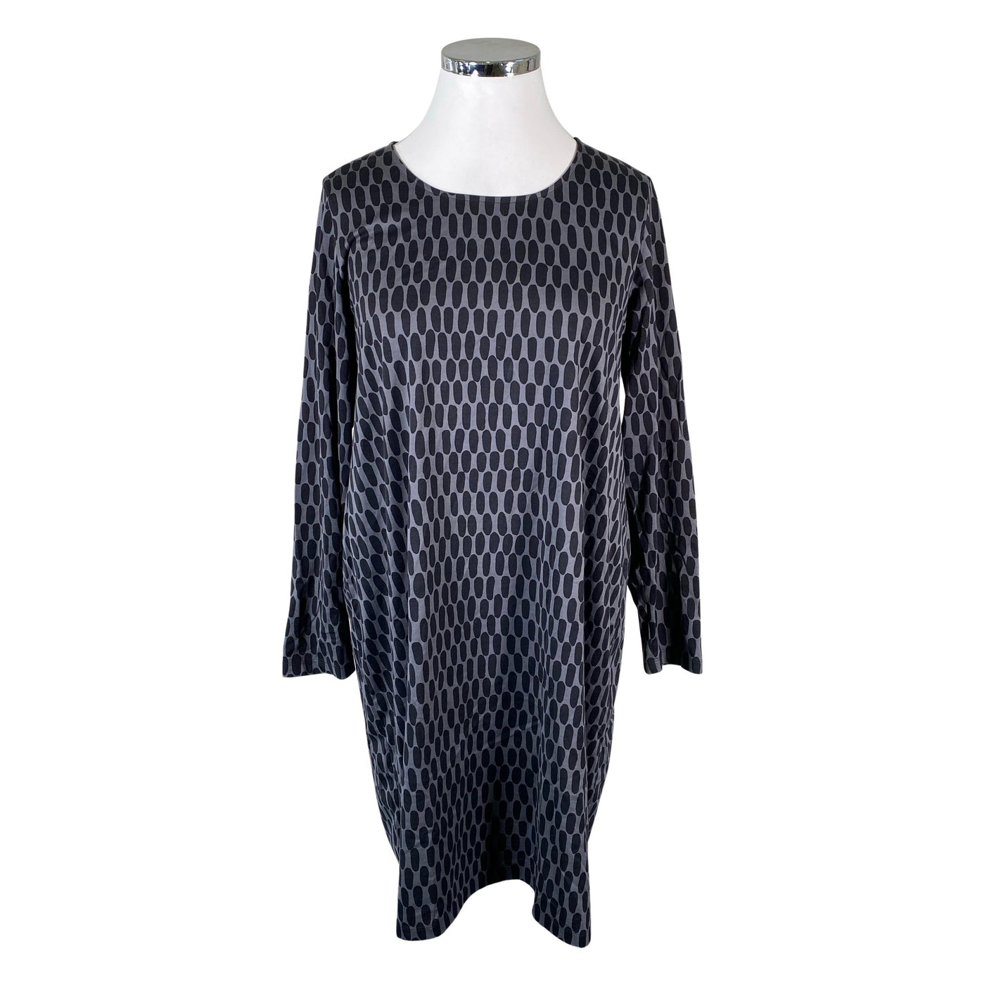 Naisten Marimekko - Trikoomekko, koko 42 - Harmaa (1)