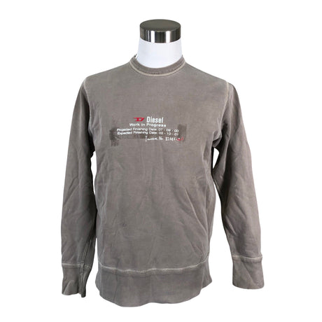 Miesten Diesel - Collegepaita, koko XL - Harmaa ()