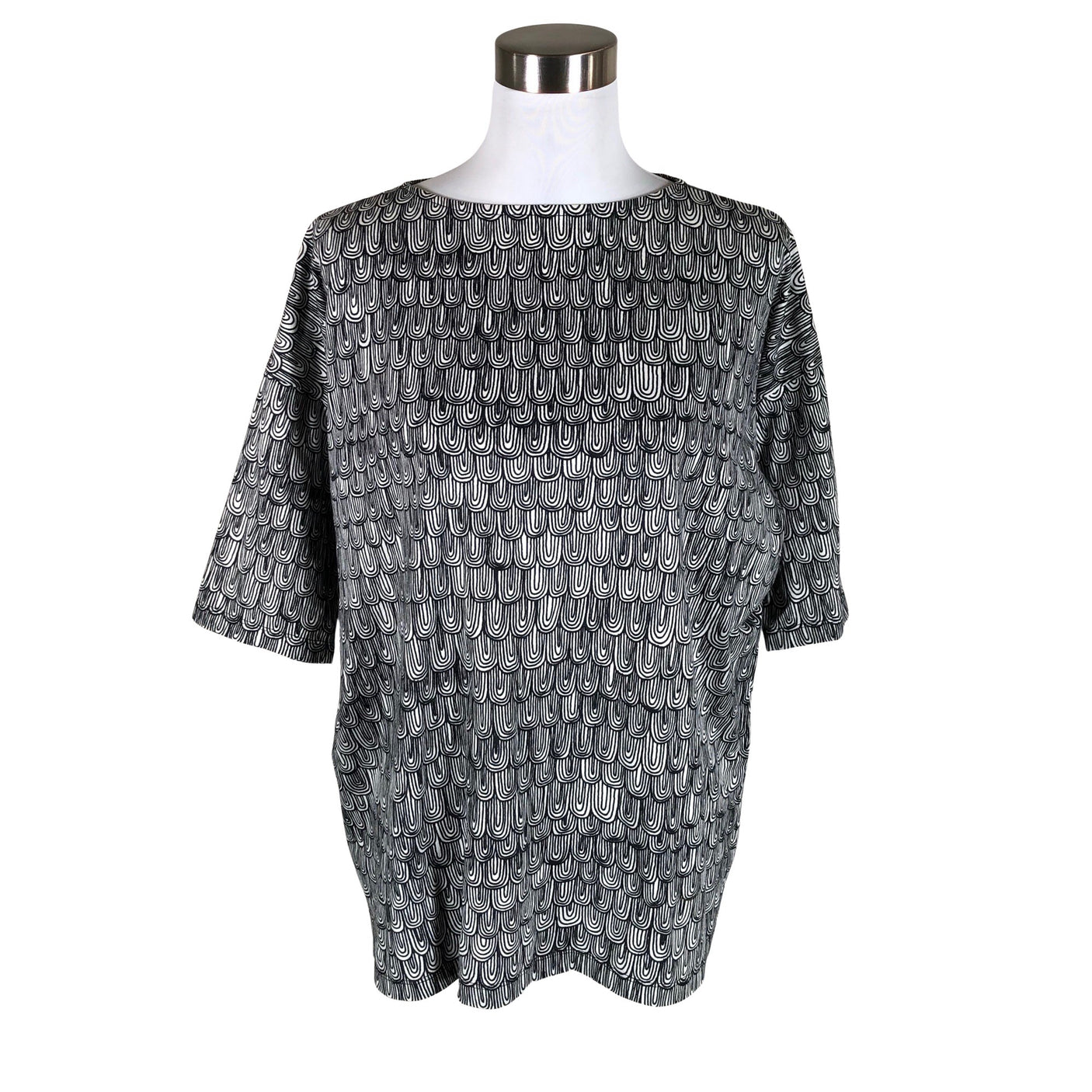 Naisten Marimekko - T-paita, koko 36 - Musta (1)