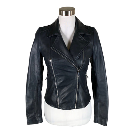 Naisten Andiata - Nahkatakki, koko 32 - Sininen ()