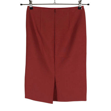 Naisten Hugo Boss - Suora hame, koko 32 - Viininpunainen (2)