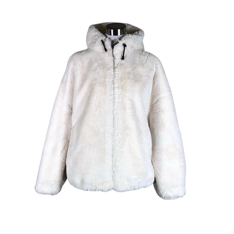 Naisten DKNY - Tekoturkistakki, koko 38 - Valkoinen ()
