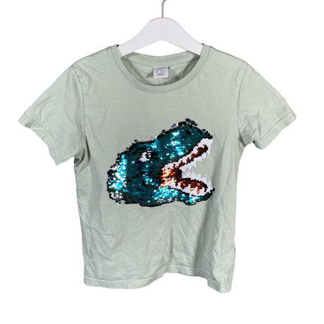 Unisex Lindex - T-paita, koko 122 - 128 - Vihreä ()