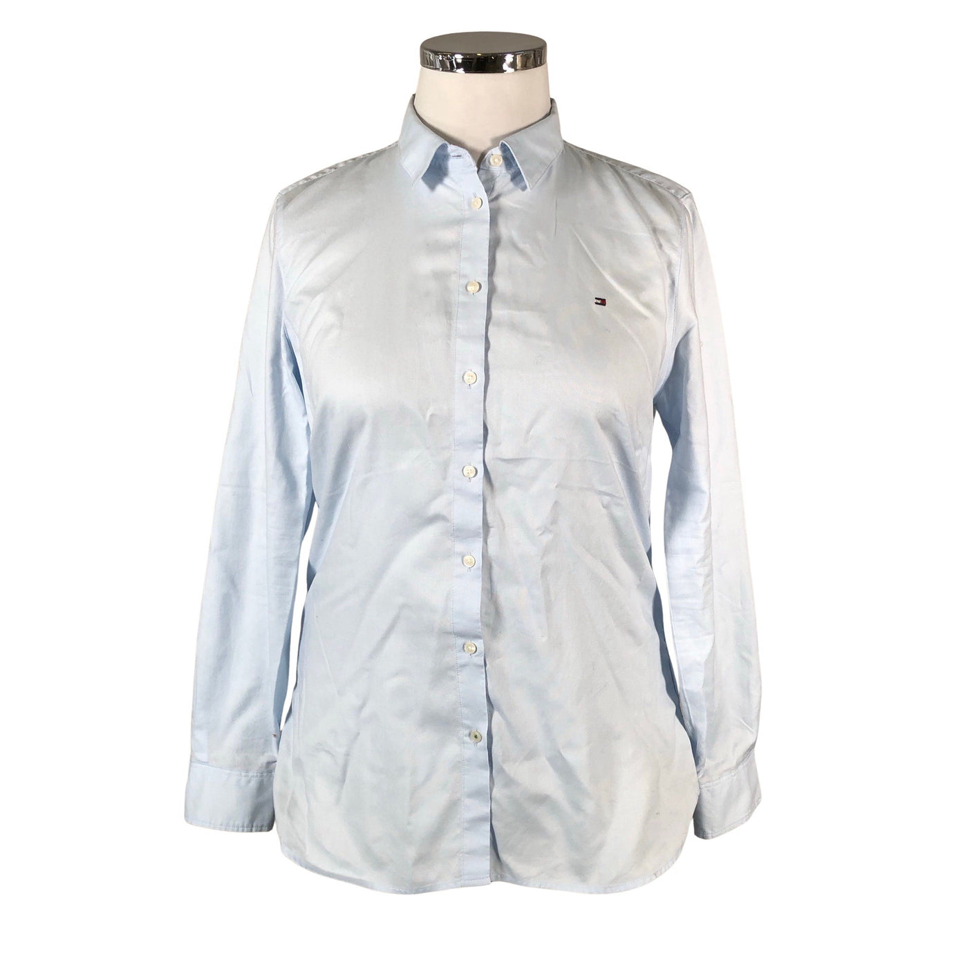 Naisten Tommy Hilfiger - Kauluspaita, koko 42 - Vaaleansininen (1)