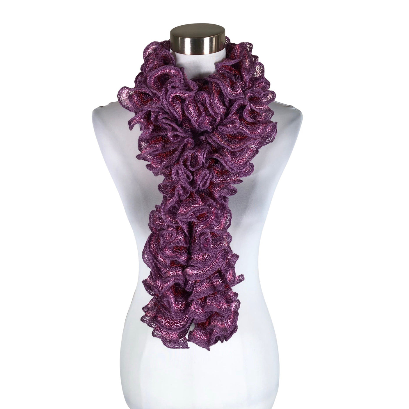 Naisten Handmade - Kaulaliina, koko Maxi - Violetti (1)