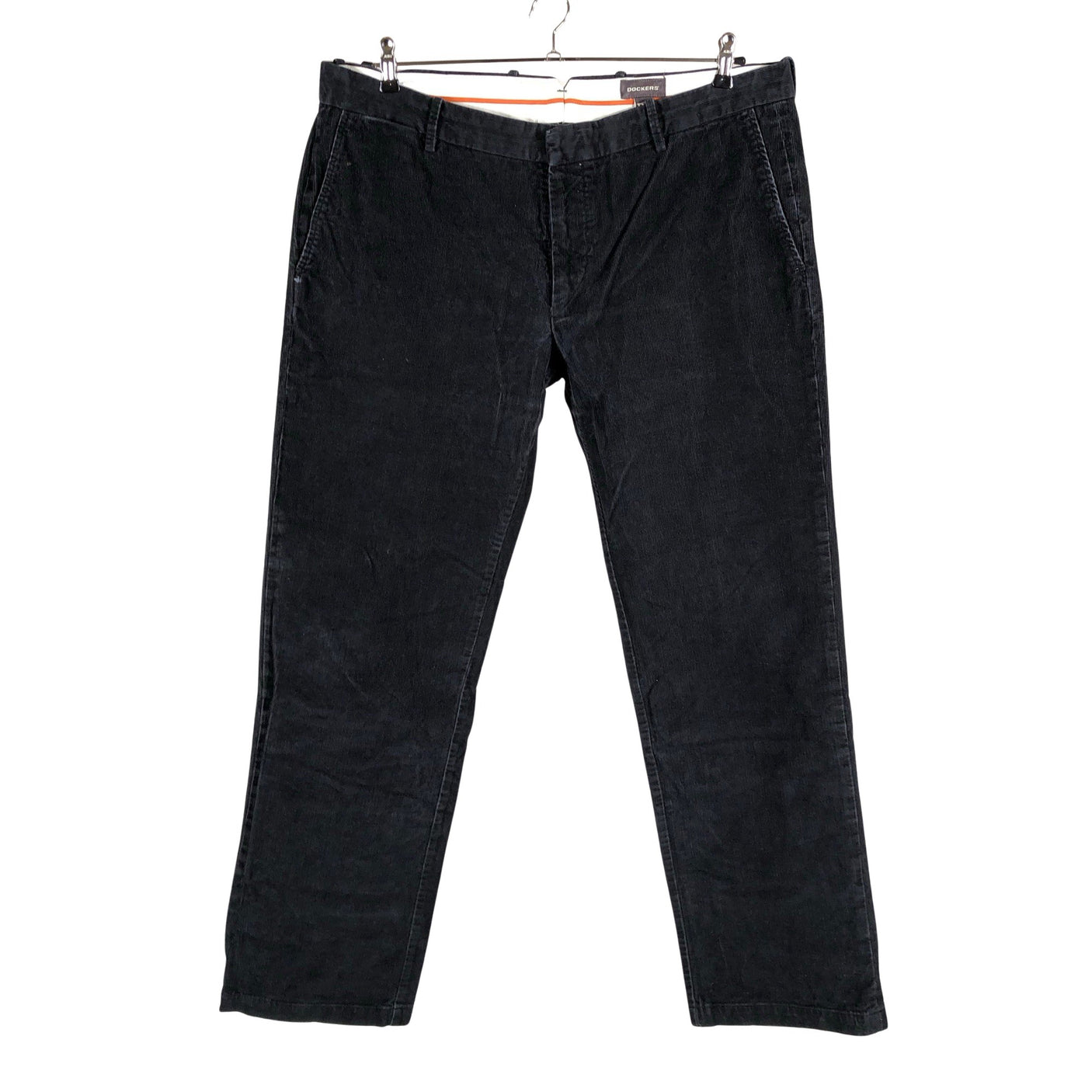 Miesten Dockers - Samettihousut, koko W40 - Musta (1)