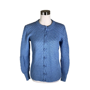 Naisten Handmade - Neuletakki, koko 36 - Vaaleansininen (1)