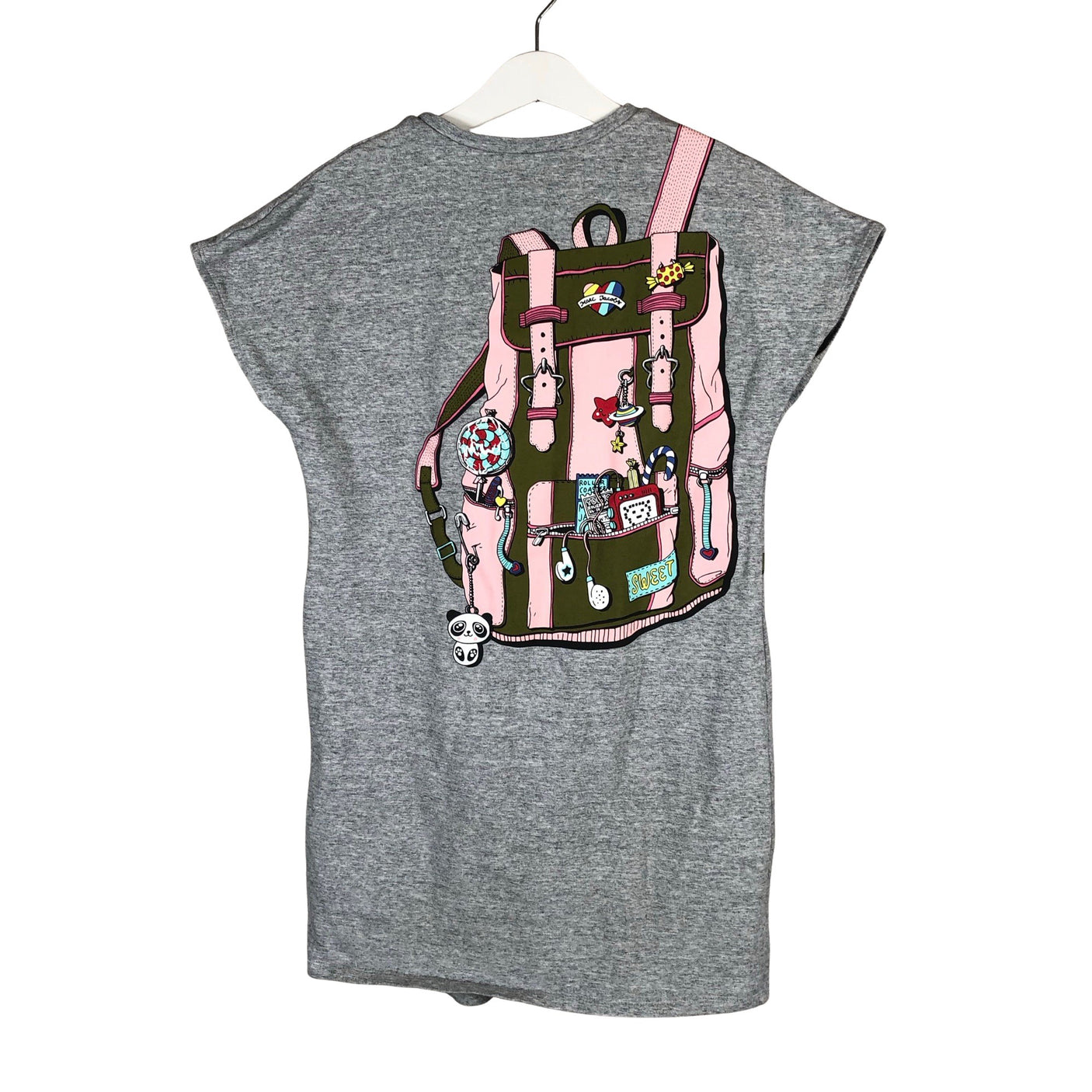 Tyttöjen Little Marc Jacobs - Collegemekko, koko 146 - 152 - Harmaa (2)