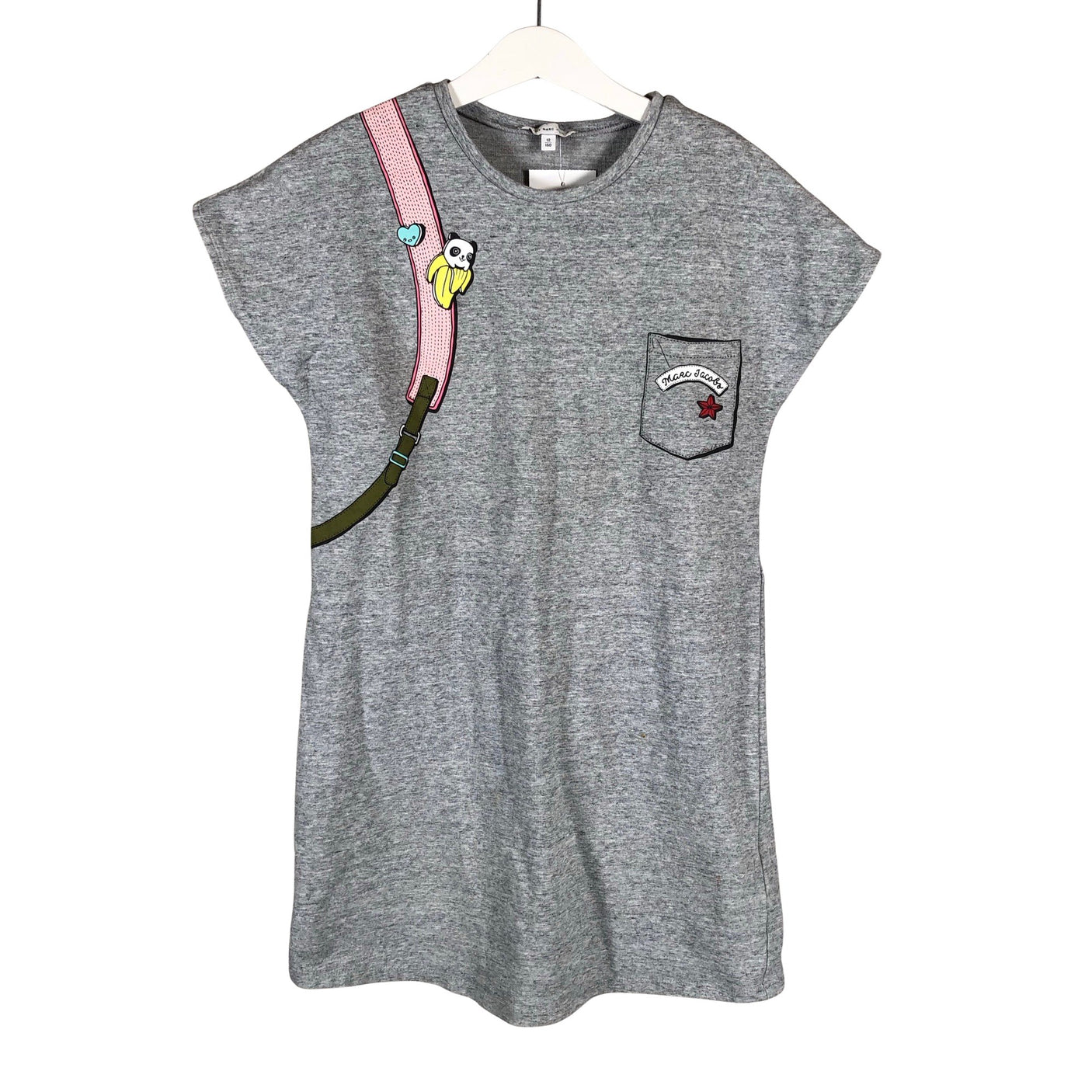 Tyttöjen Little Marc Jacobs - Collegemekko, koko 146 - 152 - Harmaa (1)