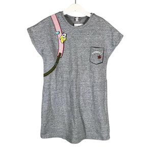 Tyttöjen Little Marc Jacobs - Collegemekko, koko 146 - 152 - Harmaa (1)