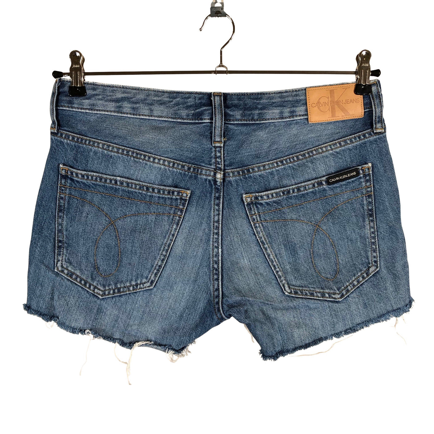 Naisten Calvin Klein Jeans - Farkkushortsit, koko W27 - Sininen (2)