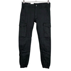 Miesten Jack & Jones - Cargohousut, koko W31 - Musta (1)