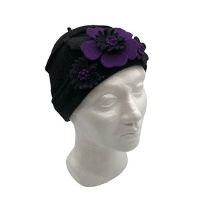Naisten Handmade - Talvihattu, koko 56 - 58 cm - Musta (1)