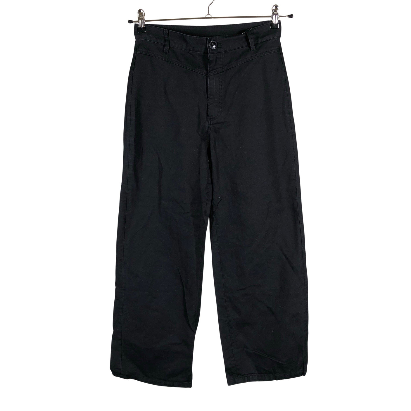 Naisten Massimo Dutti - Kangashousut, koko 36 - Musta (1)