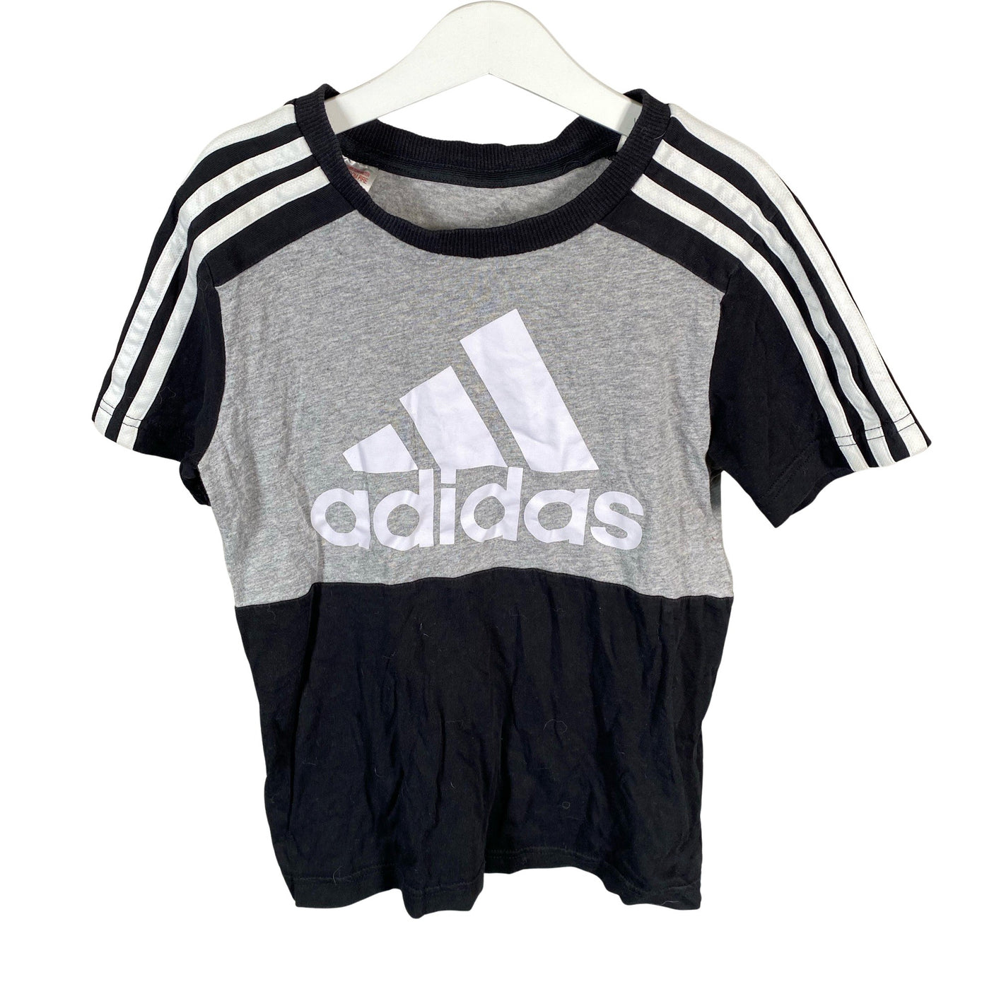 Unisex Adidas - T-paita, koko 134 - 140 - Harmaa (1)