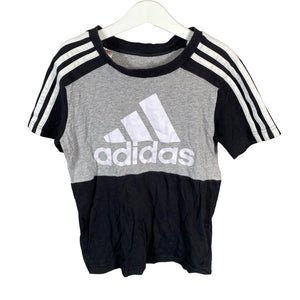 Unisex Adidas - T-paita, koko 134 - 140 - Harmaa (1)