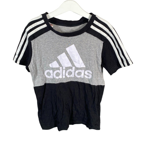 Unisex Adidas - T-paita, koko 134 - 140 - Harmaa ()
