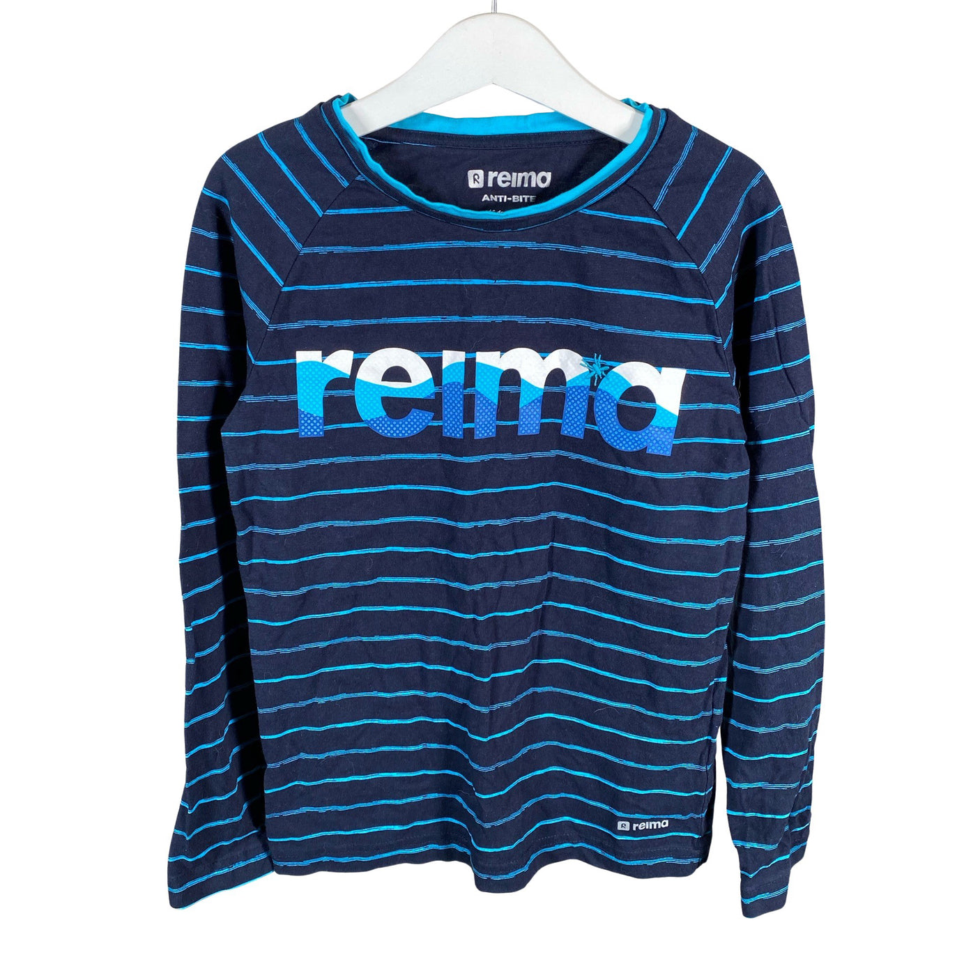 Unisex Reima - Trikoopaita, koko 122 - 128 - Sininen (1)