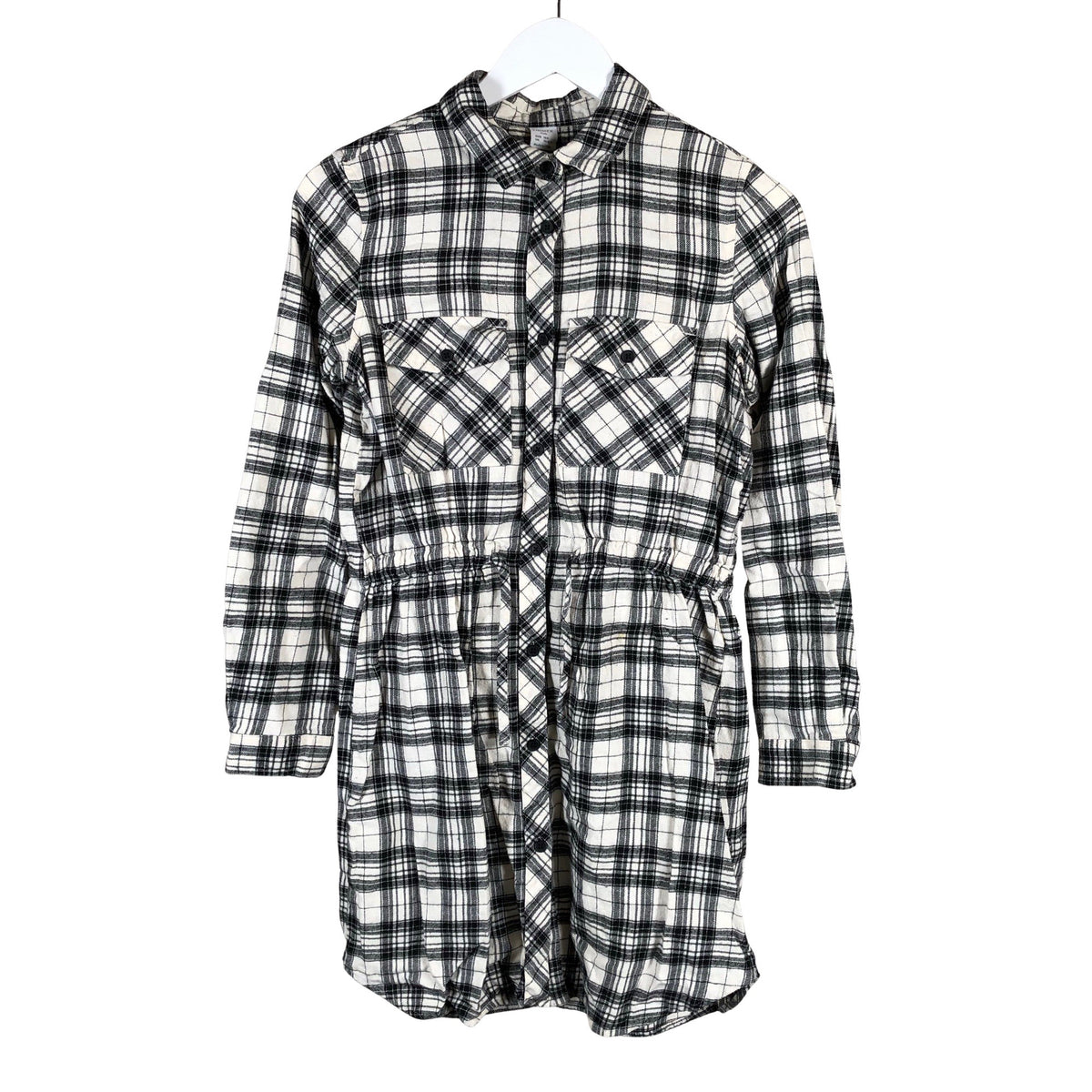 Tyttöjen Lindex - Kangasmekko, koko 158 - 164 - Musta (1)
