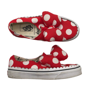 Tyttöjen Vans - Loaferit, koko 37 - Punainen (1)
