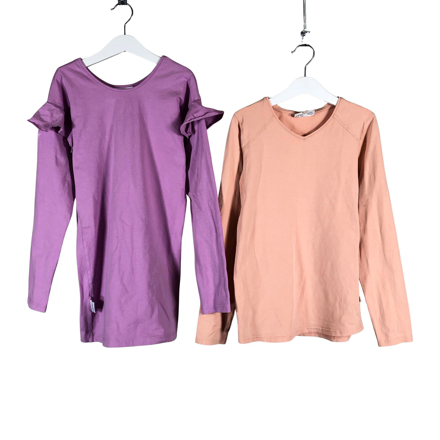 Tyttöjen Gugguu - Trikootunika, koko 146 - 152 - Violetti (1)