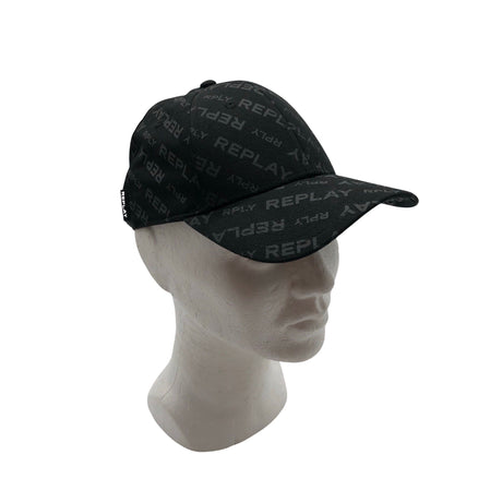 Unisex Replay - Lippalakki, koko 54 - 56 cm - Musta ()