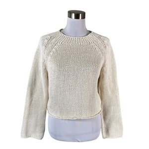 Naisten Massimo Dutti - Neulepaita, koko 38 - Valkoinen (1)