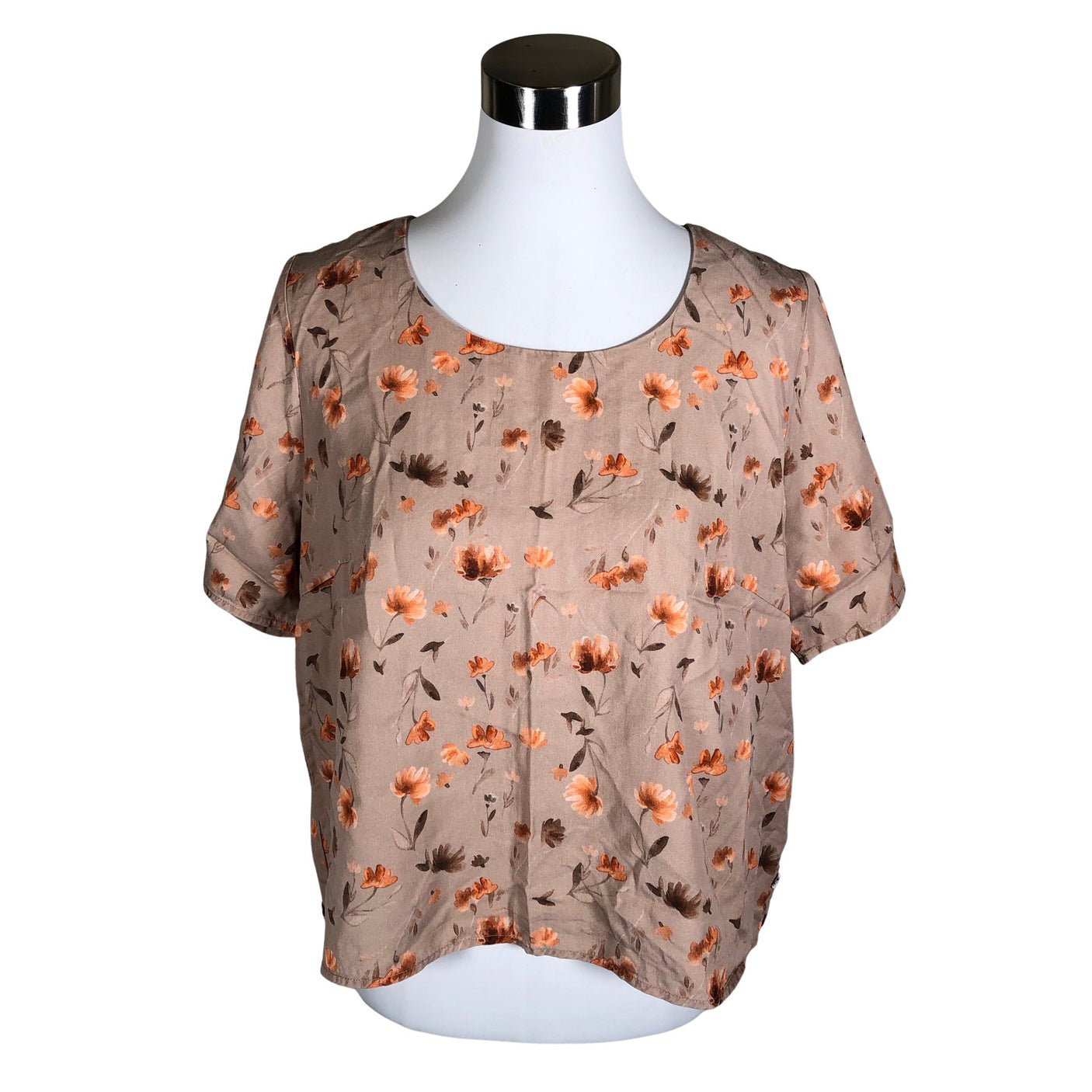 Naisten Kaiko - Lyhythihainen pusero, koko 38 - Beige (1)