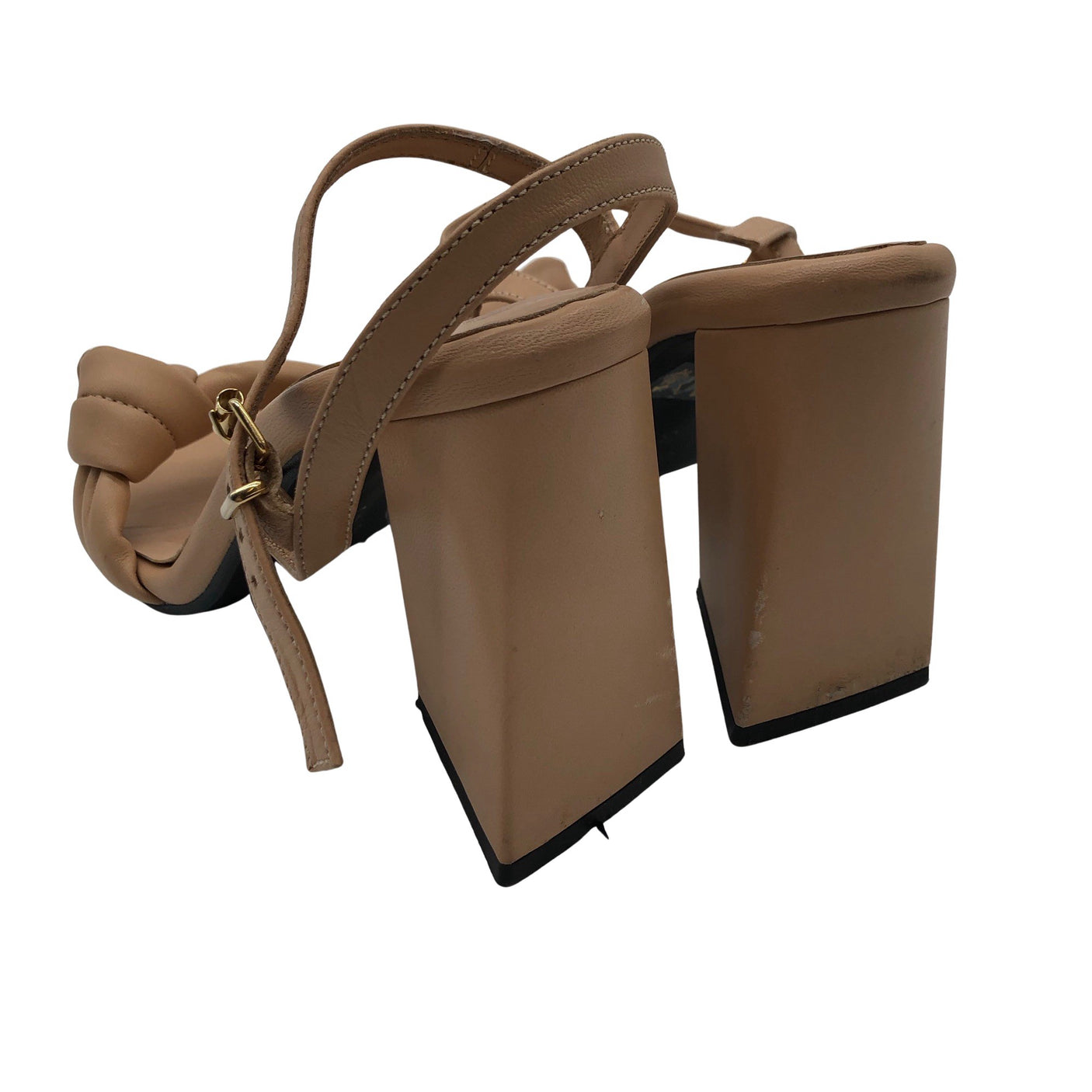 Naisten Vamsko - Korolliset sandaalit, koko 37 - Beige (2)