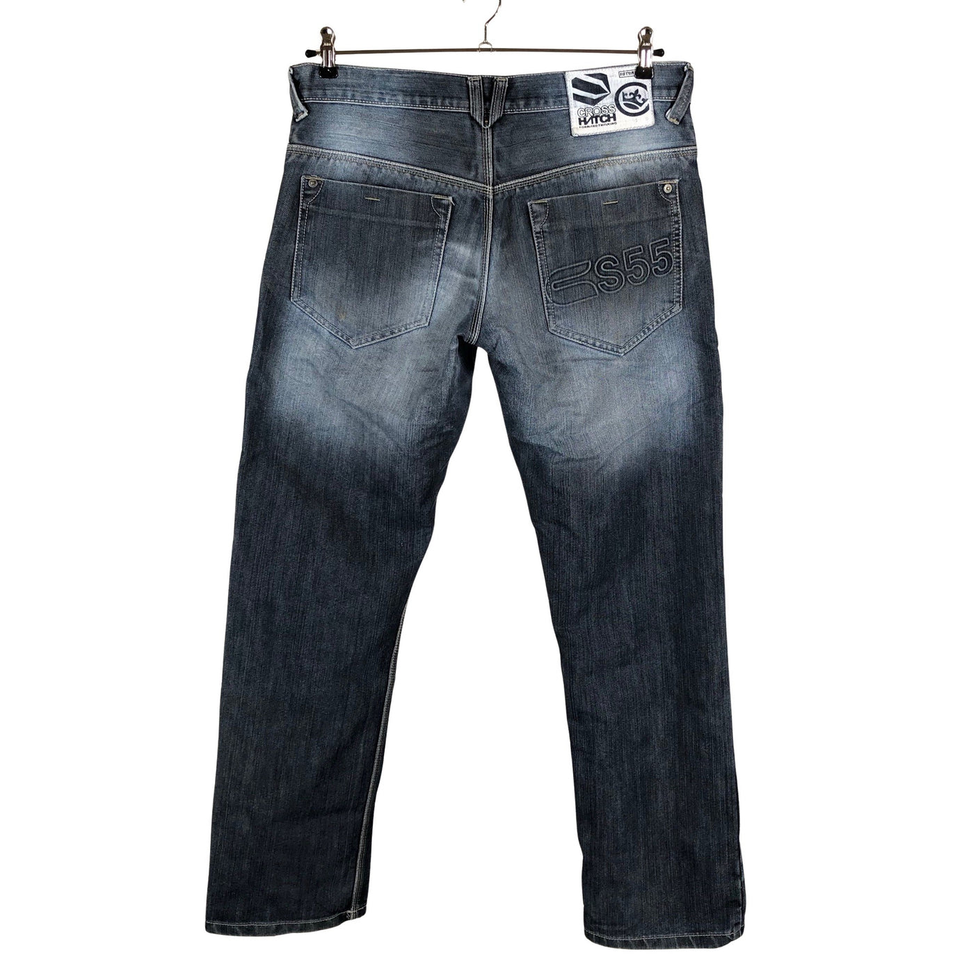 Miesten Cross Hatch - Farkut, koko W36 - Sininen (2)