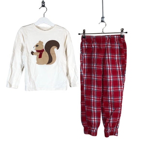 Unisex Bogi - Yöasu, koko 116 - 122 - Punainen (1)