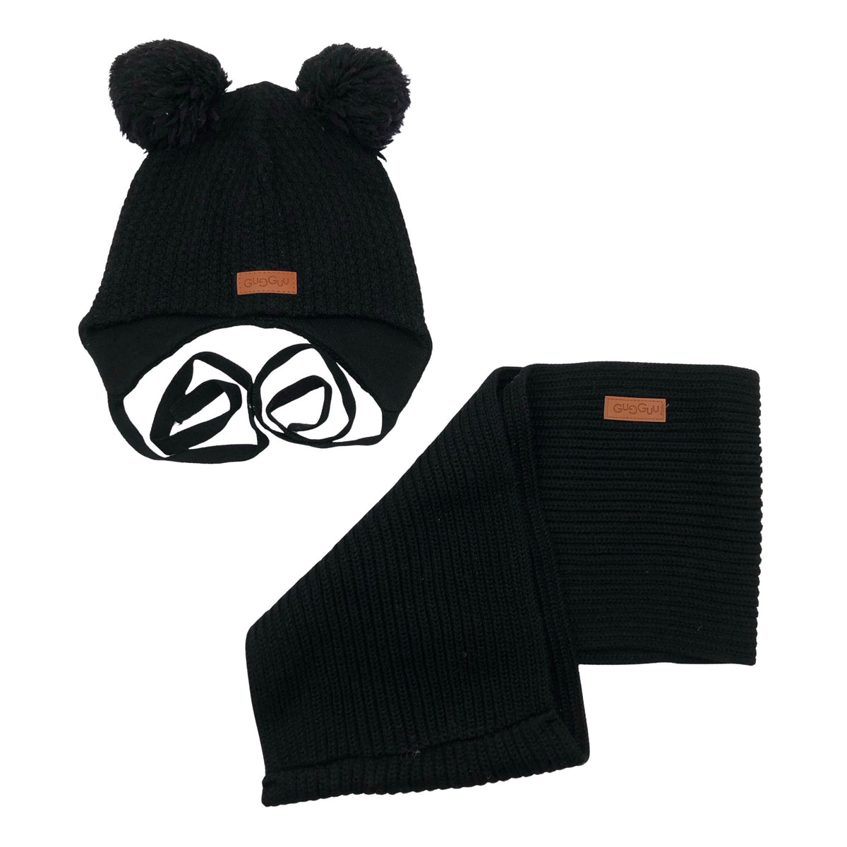 Unisex Gugguu - Välikausihattu, koko 46 - 48 cm - Musta (1)