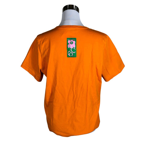 Naisten Marimekko - T-paita, koko 38 - Oranssi (2)