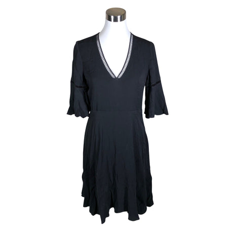 Naisten Tommy Hilfiger - Sifonkimekko, koko 38 - Musta ()